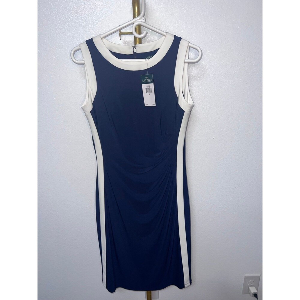 Ralph Lauren Navy Dress BNWT Size 8